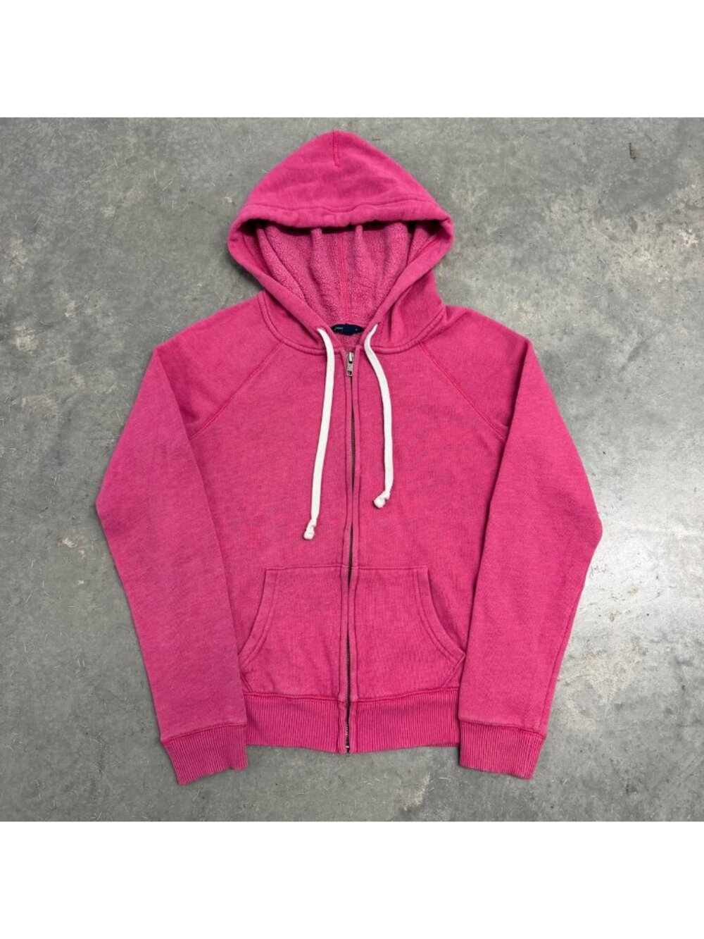 American Eagle Outfitters Womens Pink Sherpa-Lined Zip-Up Hoodie Size S